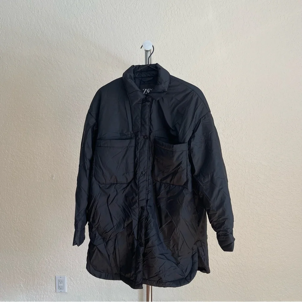 Zara Lightweight Puffer Coat - Picture 1 of 6
